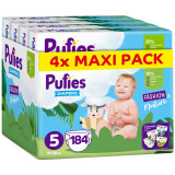 Scutece Pufies Fashion &amp;amp; Nature, Marimea 5 Junior, 11-16 kg, 184 buc