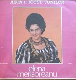 Disc Vinil Elena Merișoreanu - Ăsta-i Jocul Junilor - Electrecord Cat. ST-EPE 03031