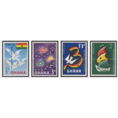 Ghana 1960 - 3rd Anniversary of Independence serie neuzata
