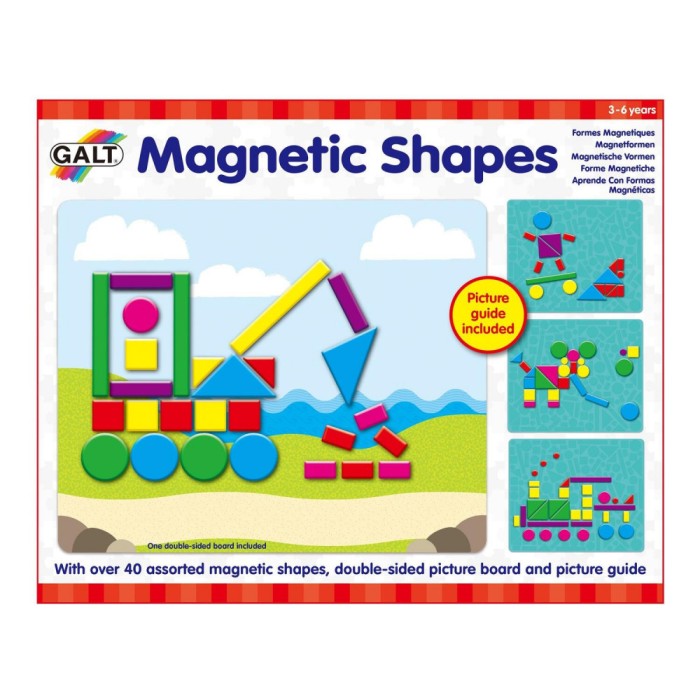 Galt Set - forme magnetice - Jucarie perfecta pentru dezvoltarea copiilor