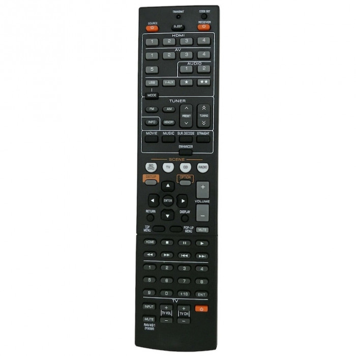 Telecomanda pentru Yamaha RAV491, x-remote, Negru