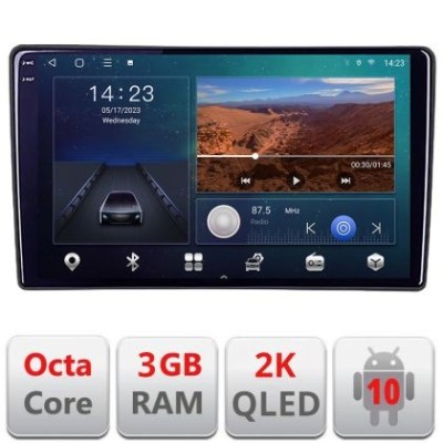 Navigatie Nissan X-Trail 2004-2007 Android Ecran 2K QLED octa core 3+32 carplay android auto kit-x-trail-old+EDT-E310V3-2K CarStore Technology foto