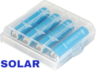 Set 4 acumulatori Lampi Solare AAA, HR03, Ni-Mh, 550, 600 mAh, Panasonic Eneloop foto