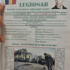 CUVANTUL LEGIONAR DECEMBRIE 2014 MISCAREA LEGIONARA NICADOR ZELEA CODREANU 16PAG