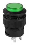 Buton CR 18x29fi16mm verde LED