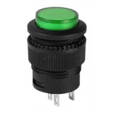 Buton CR 18x29fi16mm verde LED