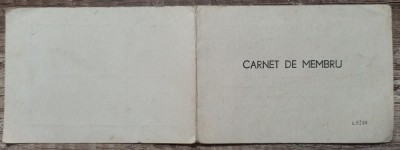 Carnet de membru Societatea de Stiinte Matematice Bucuresti, anii &amp;#039;70 foto