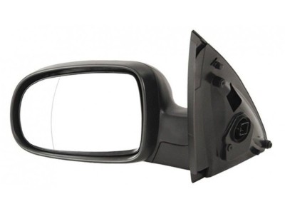 Oglinda exterioara Opel Corsa C 07.2000-10.2010 partea dreapta View Max crom convex carcasa prevopsita grunduita reglare electrica cu incalzire foto