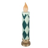 Cumpara ieftin Lumanare ceramica multicolora cu led &Oslash; 13x57 cm