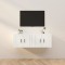 vidaXL Dulapuri TV montate pe perete, 2 buc., alb, 57x34,5x40 cm 3188334