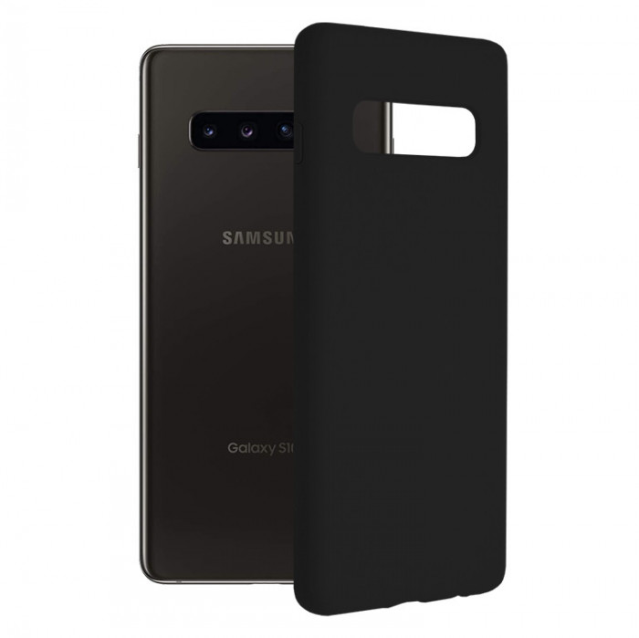 Husa Techsuit Soft Edge Silicon Samsung Galaxy S10 Plus Negru