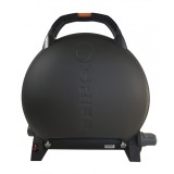Gratar portabil cu capac O-GRILL 600, 3.2 kW, aprindere automata, 232 g/h, temperatura reglabila, Negru