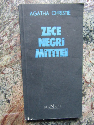 AGATHA CHRISTIE - ZECE NEGRI MITITEI foto