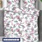 Set de pat king size bumbac,144TC,Sakura