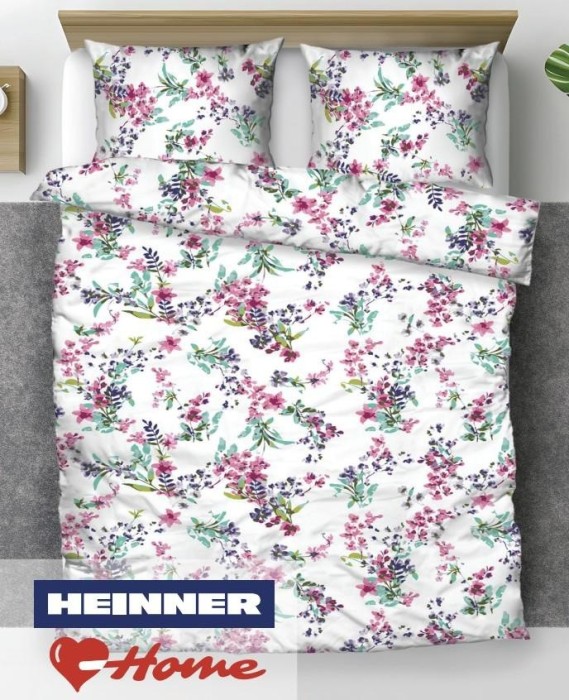 Set de pat king size bumbac,144TC,Sakura