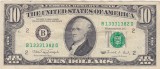 SUA USA 10 DOLARI DOLLARS 1990 Monetaria B VF