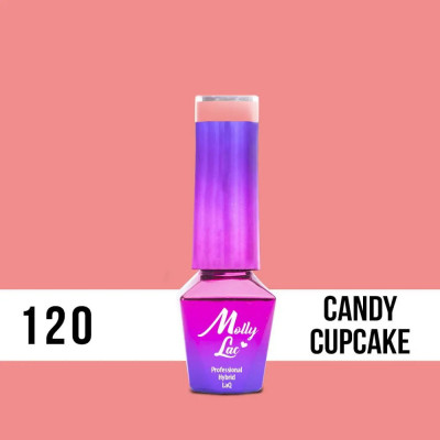 MOLLY LAC UV/LED gel Yoghurt - Candy Cupcake 120, 5ml foto