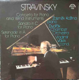 Disc vinil, LP. CONCERTO FOR PIANO AND WIND INSTRUMENTS-STRAVINSKY
