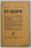 EUROPE , REVUE MENSUELLE , NUMERO 59 , 15 NOVEMBRE , 1927