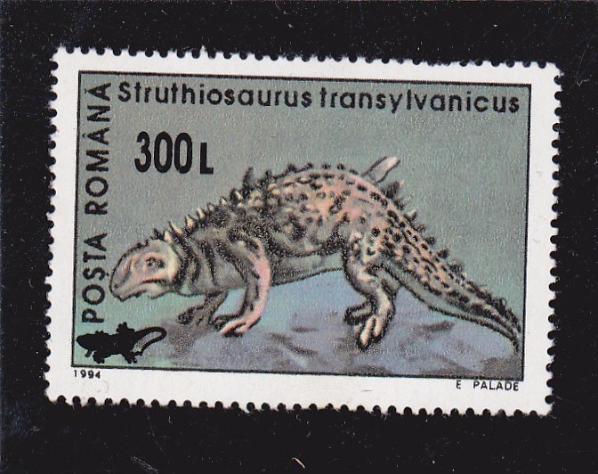ROMANIA 2001 LP 1559 ANIMALE PREISTORICE SUPRATIPAR MNH