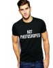 Tricou negru barbati - Not Photoshoped - S, THEICONIC