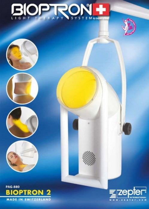 Lampa Bioptron luminoterapie de la Zepter - Tratamentul artrozei cu o lampă bioptronă