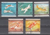 M2 TS6 3 - Timbre foarte vechi - Mongolia - avioane, Aviatie, Stampilat