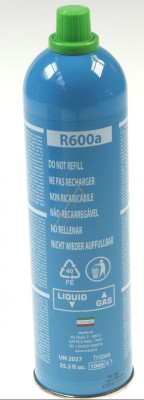 R600A - ISOBUTAN REFRIGERANT 750ML/420GR L14000125 LOKRING foto