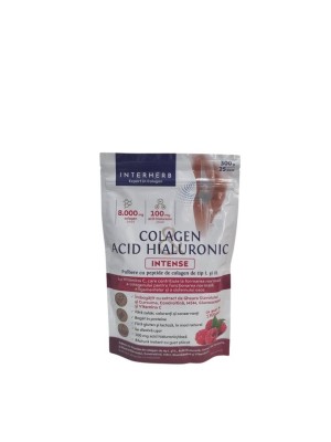 COLAGEN&amp;amp;ACID HIALURONIC ZMEURA PULBERE 300GR foto