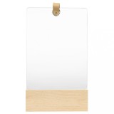 vidaXL Oglindă de perete, 23x39,5 cm, lemn masiv de pin 322802