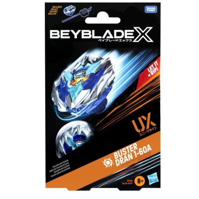 BEYBLADE X LET IT RIP SET LANSATOR SI ROATA BUSTER DRAN 1-60A UX foto