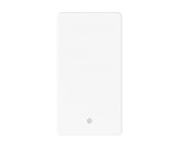 Intrerupator simplu cu led alb 1M Gewiss System Pura alb lucios GWC20572