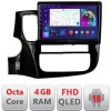 Navigatie Mitsubishi Outlander 2014- B-1230 Android Ecran QLED octa core 4+64 carplay android auto KIT-1230+EDT-E310V3 CarStore Technology
