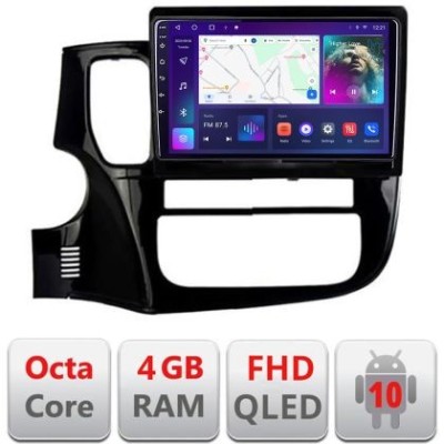 Navigatie Mitsubishi Outlander 2014- B-1230 Android Ecran QLED octa core 4+64 carplay android auto KIT-1230+EDT-E310V3 CarStore Technology foto