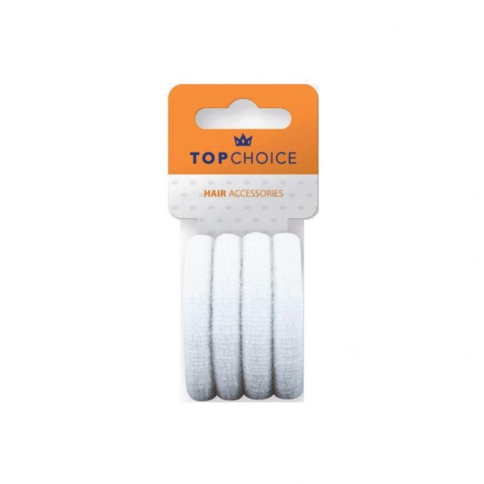 Set 4 bucati Elastic de par Top Choice, pentru scoala, TC22579