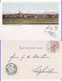 Sibiu, Hermannstadt -Vedere generala- Rara-clasica, 1899, Necirculata, Printata
