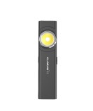 Cumpara ieftin Lanterna EDC Klarus E5, 600 lm, baza magnetica, clips, incarcare USB-C, EDC, dublu LED pentru apropiere si distanta, gri metalizat