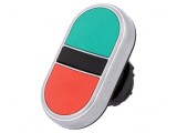 Comutator Dublu 22mm Roșu/Verde IP66