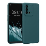 Husa Kwmobile pentru OPPO A74, Silicon, Verde, 58907.57, Carcasa