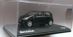 Macheta Skoda CitiGo 2011 negru - Abrex 1/43 - noua in cutia originala foto