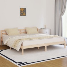vidaXL Cadru de pat, 200x200 cm, lemn masiv de pin 810450