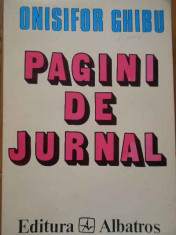 Pagini De Jurnal (1935-1963) Vol.i - Onisifor Ghibu ,288545 foto