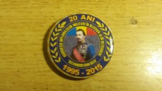 QW9 N2 17 - insigna - militar - Asoc diplomatilor militari Al I Cuza 20 ani 2015