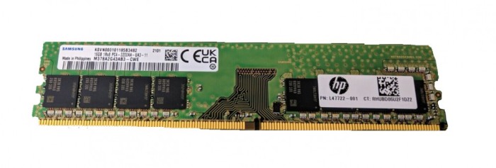 Memorie PC Samsung 16GB DDR4 1RX8 PC4-3200AA-UA3-11 L47722-001
