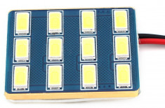 Led Panel Alb 12 SMD 5730 12/24V foto