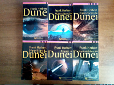 Frank Herbert - ciclul DUNE, 6 titluri + bonus (Cartea brundurilor) foto