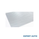 Plasa tuning argintie / crom metalica 100x33cm Alta marca Alt model #7