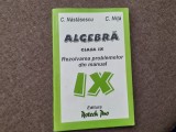 C NASTASESCU C NITA ALGEBRA CLASA A IX A REZOLVAREA PROBLEMELOR DIN MANUAL