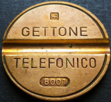 Moneda / Jeton Telefonic GETTONE TELEFONICO - ITALIA, anul 1980 * cod 2654