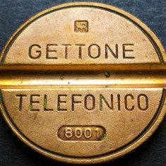 Moneda / Jeton Telefonic GETTONE TELEFONICO - ITALIA, anul 1980 * cod 2654